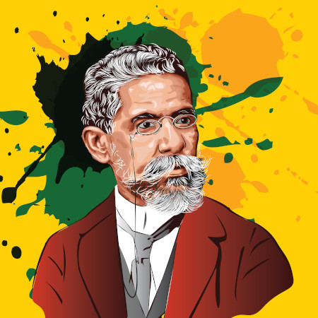 O escritor Machado de Assis, autor do conto “A cartomante”. [1]
