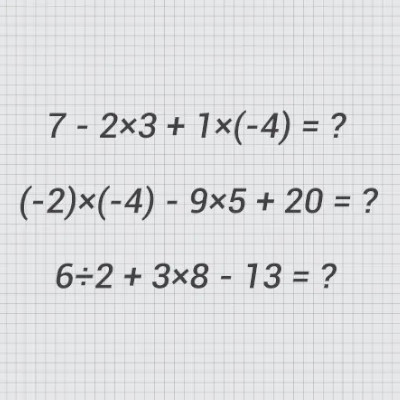 números em fundo cinza xadrez