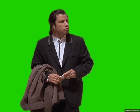 GIF meme John Travolta perdido