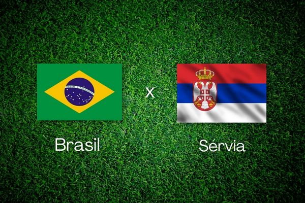 BRASIL 2 X 0 SÉRVIA, PRIMEIRO JOGO DA SELEÇÃO