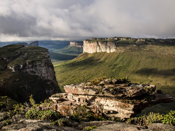 Vista da chapada Diamantina, no estado da Bahia.