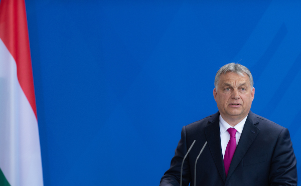 Viktor Orbán, primeiro-ministro da Hungria, em Berlim, na Alemanha.