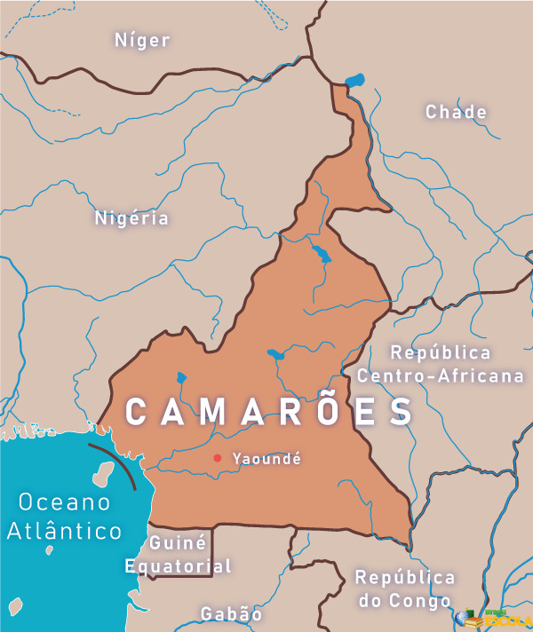 Mapa de Camarões