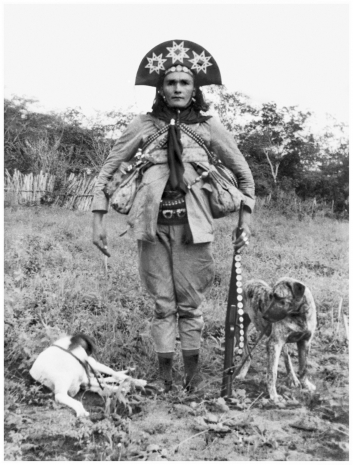 Retrato de Corisco, um conhecido nome do cangaço e o líder do último grupo de cangaceiros da época.