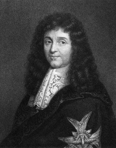 Jean-Baptiste Colbert, político francês que praticava uma economia na França conhecida como Colbertismo.