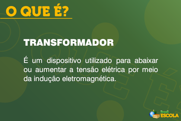 Definição de transformador.