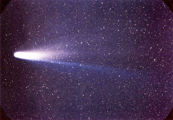  Cometa Halley durante sua passagem pela Terra (década de 1980)