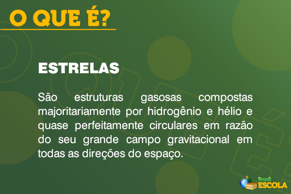 Definição de estrelas.