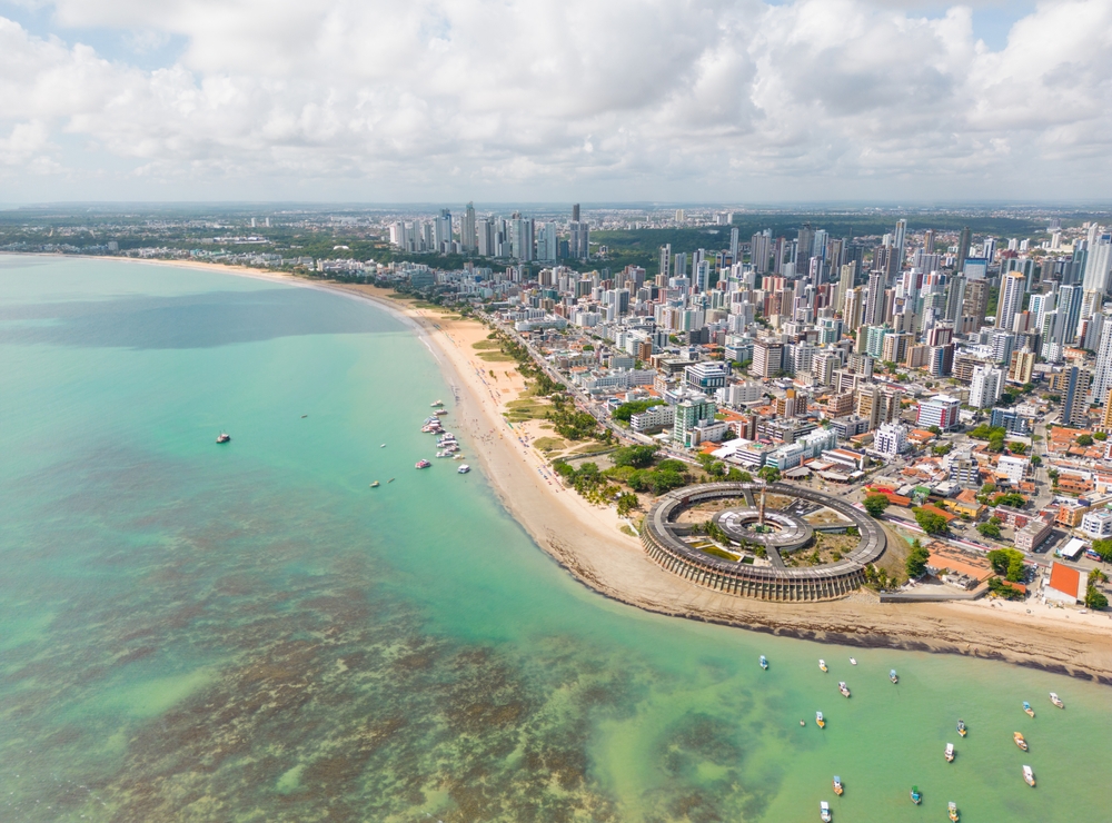 Vista aérea da cidade de João Pessoa
