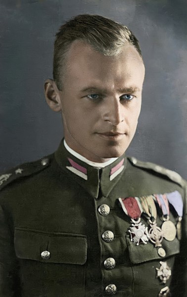 Capitão polonês Witold Pilecki, um dos responsáveis pela revelação aos Aliados da existência dos campos de concentração.