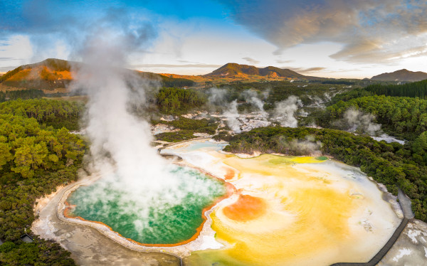Rotorua, ponto turístico da Nova Zelândia.