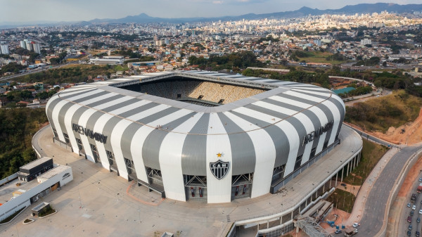 Estádio do Atlético Mineiro, a Arena MRV.[2]