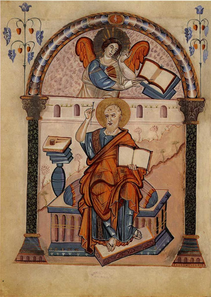 Arte carolíngia da Alta Idade Média, um exemplo de arte medieval, um dos períodos da história da arte.