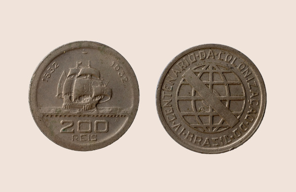 Moedas do real antigo