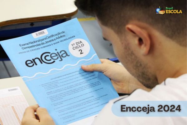 Caderno de provas do Encceja, texto Encceja 2024