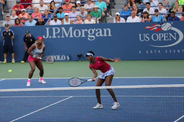 Irmãs Venus e Serena Williams, recordistas do tênis nos Jogos Olímpicos. [3]