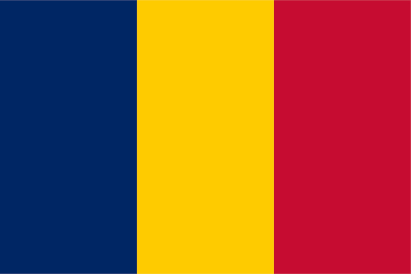 Bandeira do Chade.