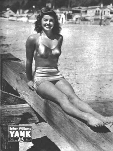 Esther Williams, o principal nome do nado artístico no mundo.