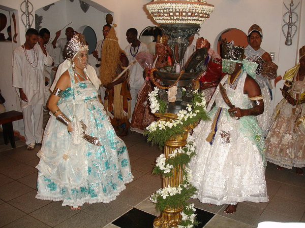 Ritual de candomblé.