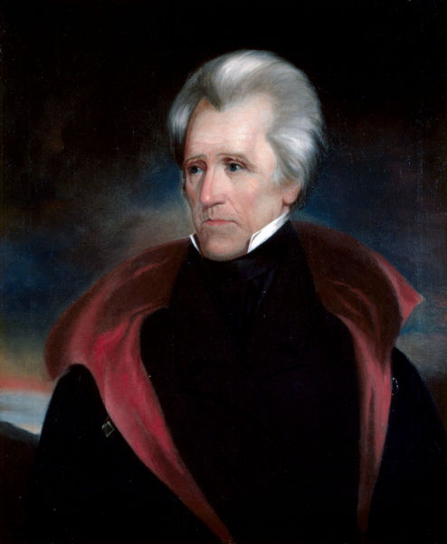 Andrew Jackson, primeiro presidente dos democratas.