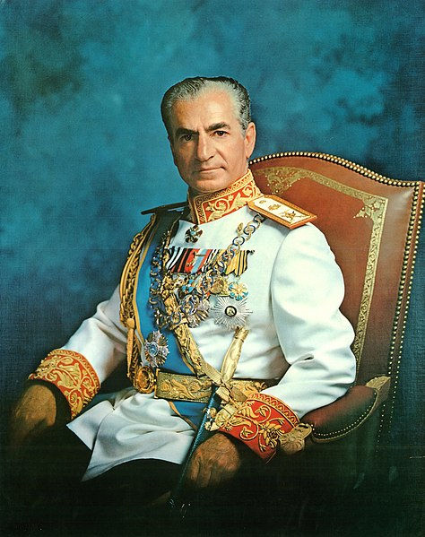 Mohammad Reza Pahlavi, o governante deposto com a Revolução Islâmica.