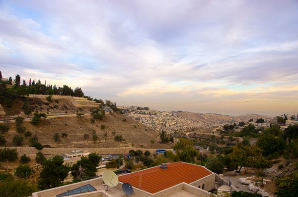 Vista do monte Himon (Geena), associado à concepção cristã de inferno, em Jerusalém.