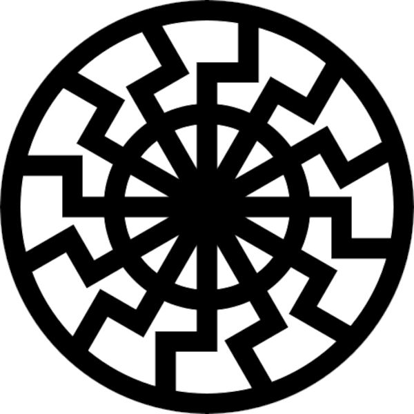  Sol negro, um dos símbolos nazistas.