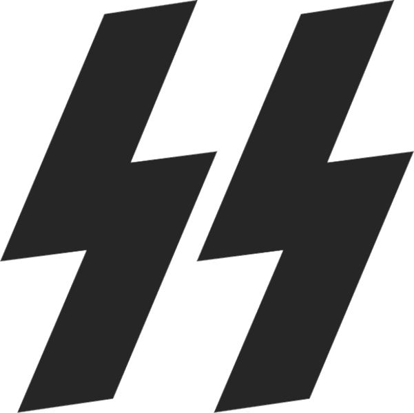Doppel siegrune, um dos símbolos nazistas.