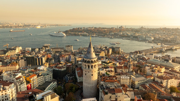 Vista de Istambul, antiga Constantinopla.