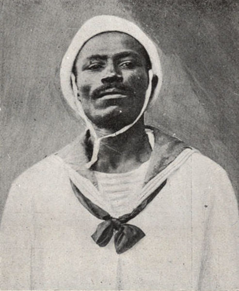 Fotografia de João Cândido Felisberto, o principal líder da Revolta da Chibata.