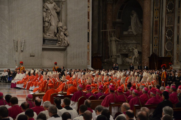 Missa realizada no dia que se iniciou o conclave de 2013, o qual culminou na eleição do papa Francisco.