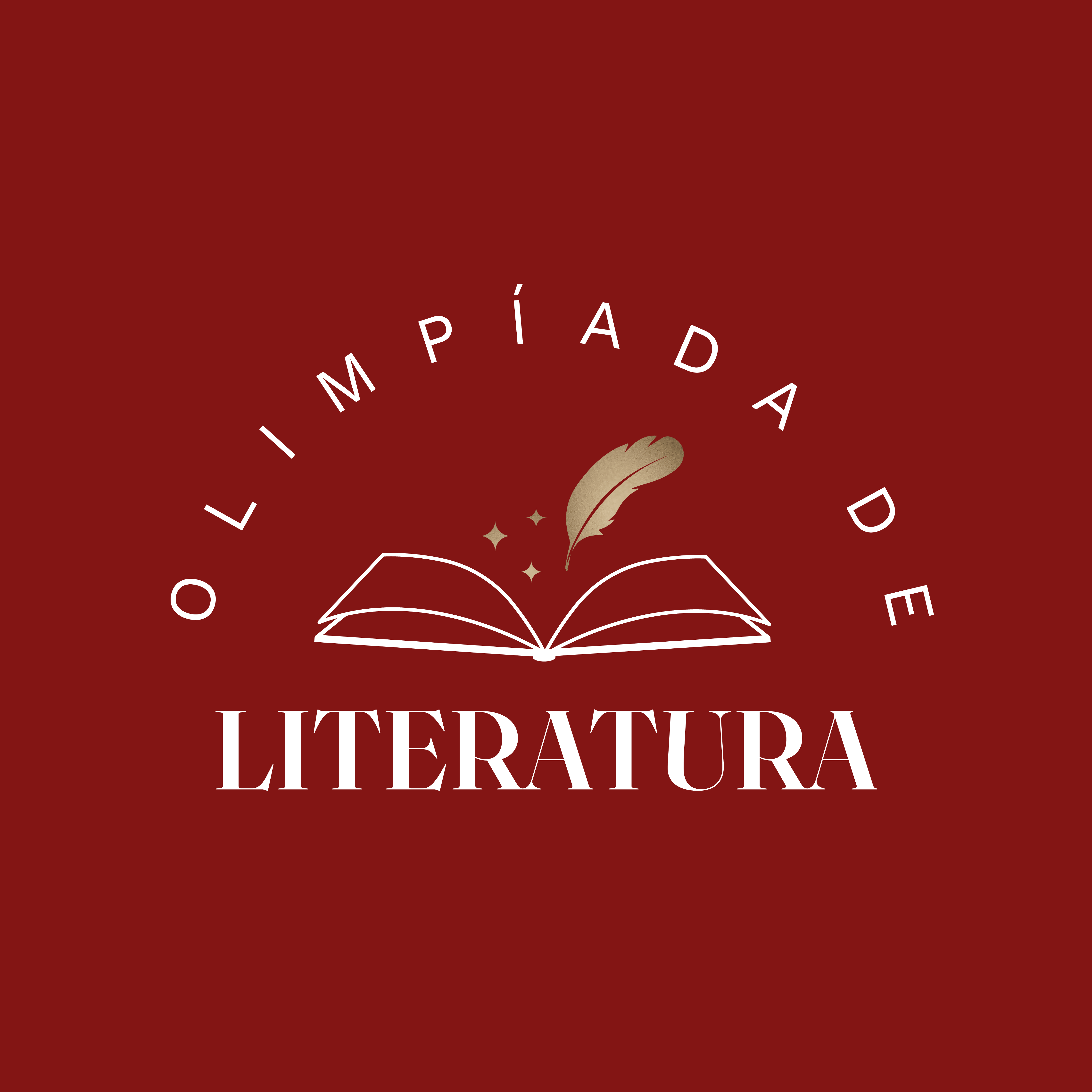 Banner com a logomarca da Olimpiada de Literatura
