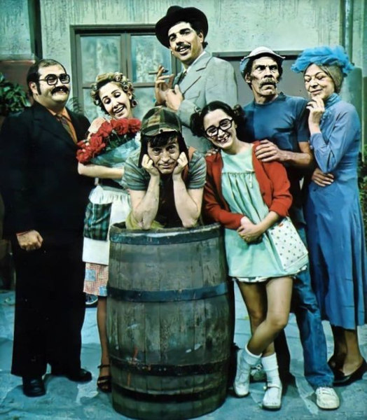 Principais personagens de “Chaves”, programa de TV criado por Roberto Bolaños.