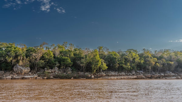 Margem de um rio, uma das partes de um rio.