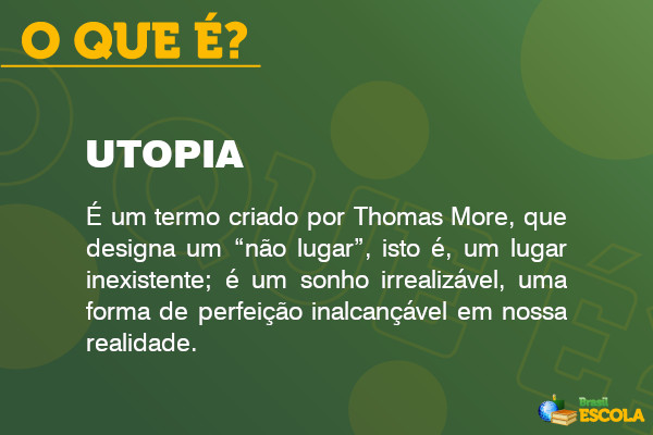 Conceito de utopia.