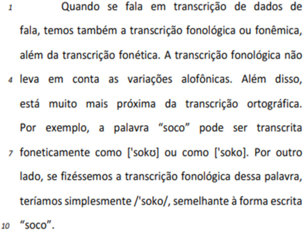 Pequeno texto sobre a relação entre fonologia e ortografia em uma questão de vestibular sobre regras de acentuação.