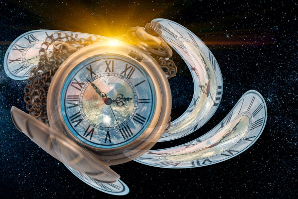 Representação gráfica do espaço-tempo.