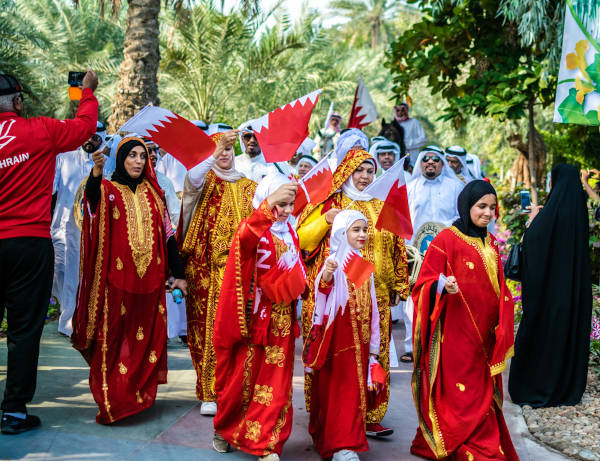 Celebração do Dia Nacional do Bahrein.