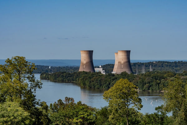 Central nuclear de Three Mile Island, onde ocorreu um dos maiores acidentes nucleares do mundo.