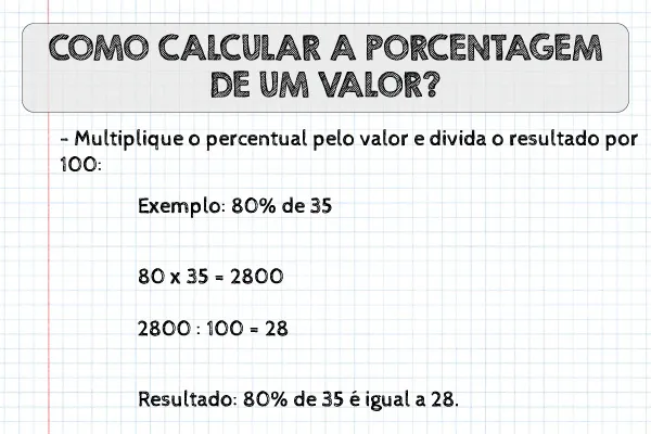 Como calcular porcentagem?