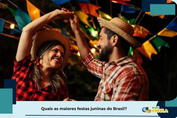 Casal dançando quadrilha