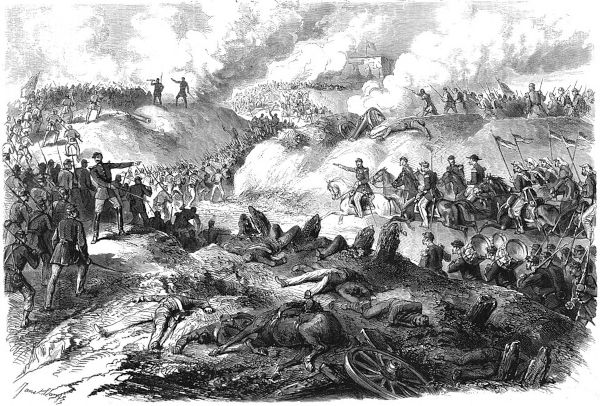 Cenário de embate durante a Guerra do Paraguai.[imagem_principal]