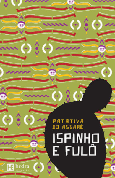 Sombra de um cacto na capa de livro de poemas de Patativa do Assaré.