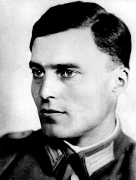 O coronel Claus von Stauffenberg, que organizou a chamada Operação Valquíria.