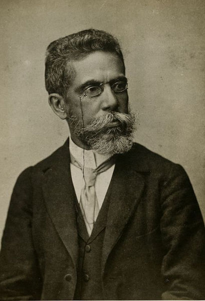 Fotografia de Machado de Assis, parte importante da história da literatura brasileira.