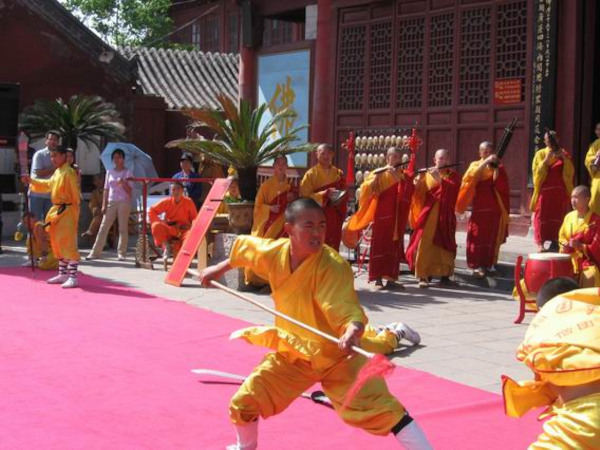 Evento de demonstração de Kung Fu. [1]