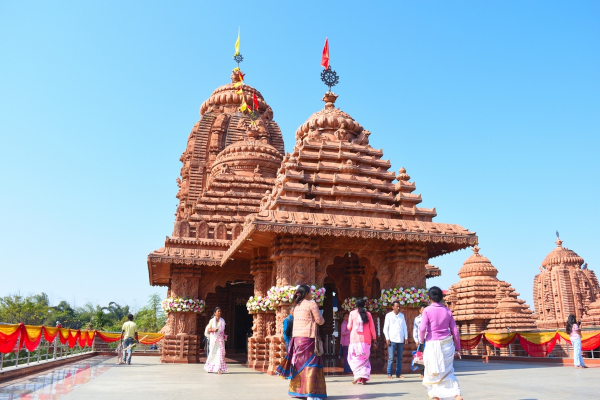 Templo hindu em Dibrugarh, Assam, Índia.