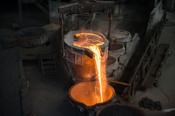 Manipulação do fogo na metalurgia.