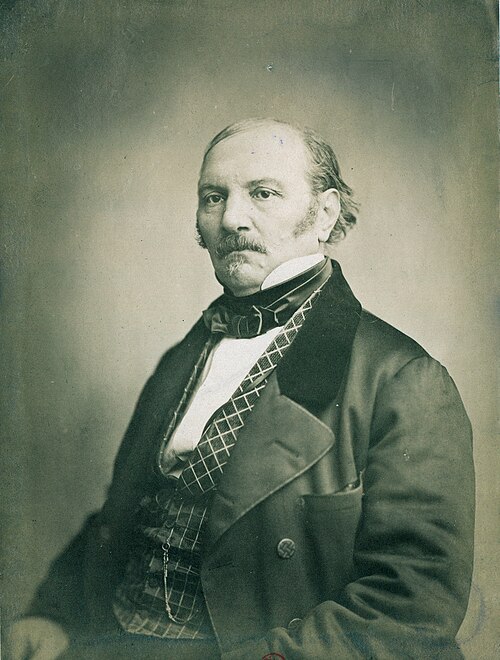 Retrato fotográfico de Allan Kardec. 