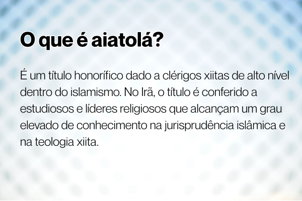 Conceito de aiatolá.